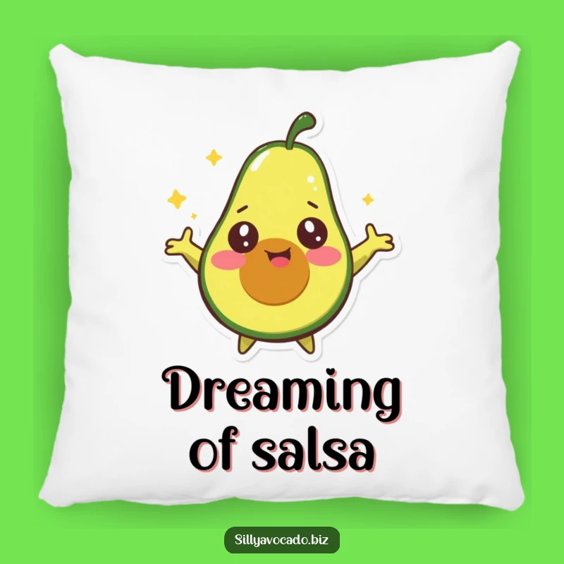 Funny Dizzy Avocado Pillow: Cozy Whimsy and Hilarious Comfort