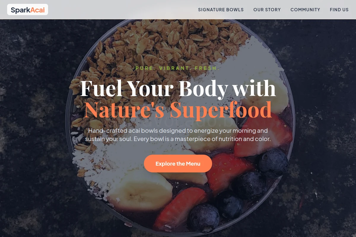 Spark Acai Bowl