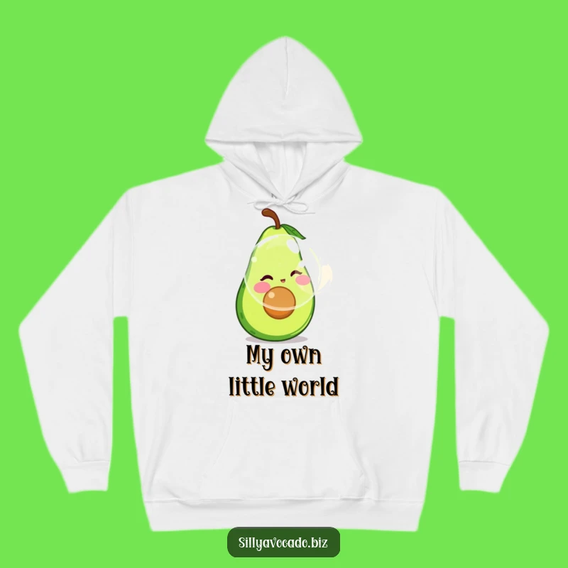 Funny Bubble Avocado Hoodie - Cozy and Hilarious Warmth for Fun Lovers!
