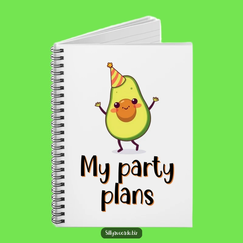 Funny Party Avocado Notebook: Dancing Journal - Perfect Funny Gift!